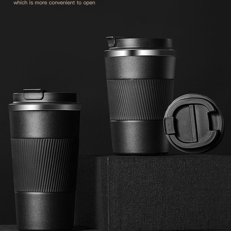 Coffee Thermos Mug - Portable Stainless Steel Tumbler for Travel & Car