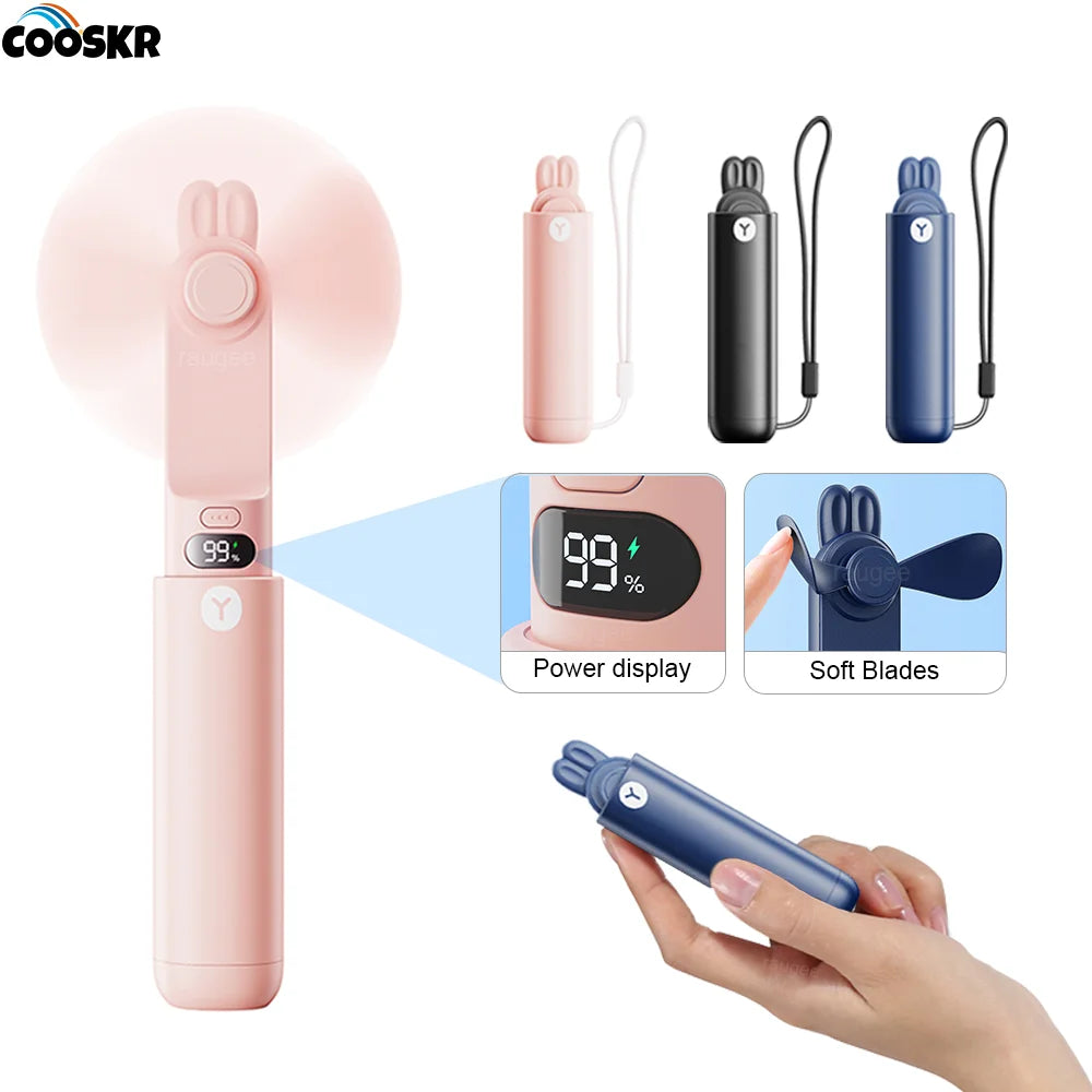 Portable Mini Fan with power bank