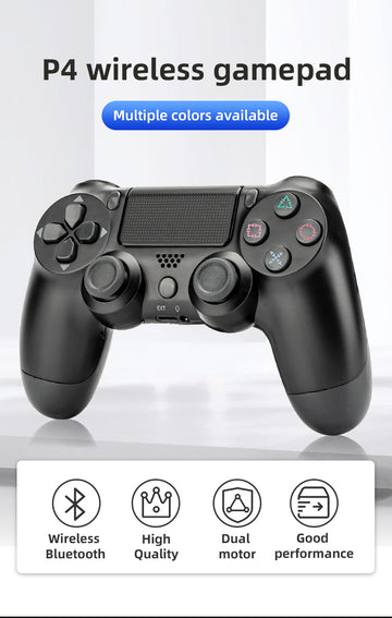 Wireless Gamepad Controller for PS4, PC & Android - Bluetooth Joystick for Seamless Gaming