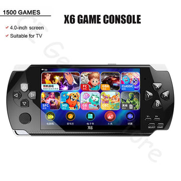 X6 4.0 Inch Handheld Retro Game Console